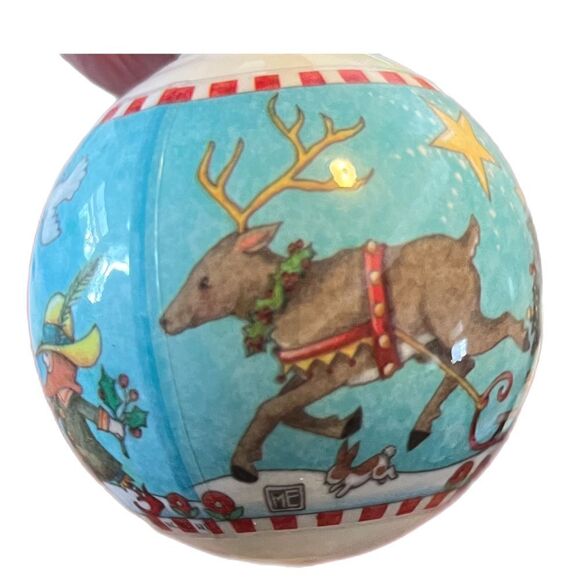 Hallmark Vintage Mary Engelbreit Keepsake Ornament. 1991. Glass. Original Box! - Picture 3 of 10